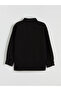 Güli̇s Gi̇yi̇m'Den Black Basic Boys' Cashmere Shirt Jacket - 4