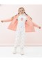 Girls' Powder Fleece Hooded Cardigan Zippered Long Sleeve Soft Children's Jacket - Girls' Cardigan - 2