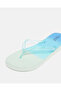 Women Blue Embellished Flip Flop - 3