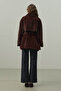Windbreaker Detailed Jacket Coat Brown - 7