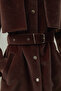 Windbreaker Detailed Jacket Coat Brown - 4