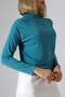 Sandy Turtleneck Ruched Detail Blouse – Comfortable & Elegant - 4