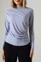 Sandy Turtleneck Ruched Detail Blouse – Comfortable & Elegant