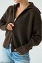 Women's Double Zippered Thessaloniki Knitwear Cardigan - 3
