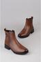 Seç 21895-1 Genuine Leather Women's Boots Brown - 6