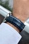 Guaranteed with Calendar Navy Blue Leather Cord Men's Wrist Watch with Bracelet Gift Hmnd8C2 - 5