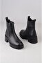 Select 2562 Thick Sole Genuine Leather Women's Boots Black - 7