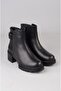 Seç 27362-1 genuine leather high heel women's boot (heel height: 5 cm) black - 2
