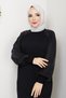 Women's Sleeve Silk Cupra Mercerized Knitwear Dress - 5