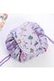 Drawstring Makeup Bag Portable Travel Cosmetic Pouch Toiletry Organizer Waterproof Single Pcs BAG001 - 6