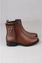 Seç 21895-1 Genuine Leather Women's Boots Brown - 3