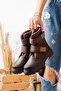 Mi̇la Women's Boots with Velcro - 3