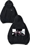 Attack on Titan Levi3 Design Backpack Printed Black Hooded Sweatshirt