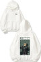 سويت شيرت Attack On Titan Armin Design Back مطبوع أبيض بغطاء رأس
