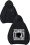 Straight Outta Crystal Lake Design Back Printed Black Hooded Sweatshirt