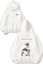 Whatever It Takes Design Back Printed White Hooded Sweatshirt