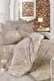 Double Duvet Cover Set Cotton Beige Spring - 2