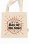 Dungeons & Dragons This Is My Bag of Holding Canvas Tote Bag with Printed Velcroes and Inner Pocket - 2