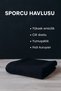 Black Fitness-Sports Towel 3 Pieces -Quick Dry-Hairdresser and Barber Towel 50*90 cm - 3