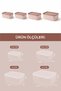 12-Piece Striped Rectangular Storage Set Pink |   2.5L 1.5L 0.80L 0.45L |   Microwave and Freezer Compatible - 7