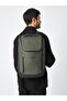 Green Men's Special Backpack with Laptop Compartment, Zippered Inner Pocket, Suitcase Fixing Strap 01Pc00200 - 2
