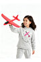 Children's Unisex Airplane Printed Hooded Pajama Set + Foam Airplane Gift - 5