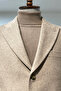 Slim Fit Swallow Collar 70% Wool Mink Color Coat (High Quality) - 7