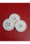 Trench Coat, Jacket, Coat, Cardigan Button 2.5 cm Stick Button 1 Pack 10 Pieces (White) - 4