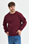 سويت شيرت رجالي قصة فضفاضة من القطن برقبة دائرية 3 خيوط أساسية - 2