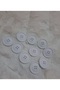 Trench Coat, Jacket, Coat, Cardigan Button 2.5 cm Stick Button 1 Pack 10 Pieces (White) - 5