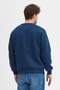 Men's Oversized Sweatshirt Cotton Crew Neck 3 Thread Basic - 5
