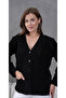 Women's Mother Plus Size Chain Flower Motif Buttoned Cardigan - 3