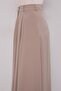 Mink wide leg pleated trousers skirt - 4
