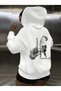 Unisex Men/Women Colorful Rock Custom Printed Cotton Oversized Hooded Sweatshirt