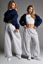 Fleece-Lined Winter 2 Thread Sha Fleece-Lined Aggy Ov Oversized Sweatpants Xs-12Xl Black Gray