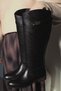 Daily Flat Sole Detachable Belt Buckle Riding Boots Women's Shoes Bitter Brown - 2