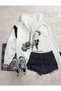 Unisex Men/Women Colorful Rock Custom Printed Cotton Oversized Hooded Sweatshirt - 2