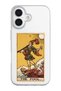حافظة هاتف من السيليكون الشفاف بنمط The Fool Tarot متوافقة مع هاتف iPhone 17