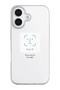 حافظة هاتف من السيليكون الشفاف بنمط Face ID متوافقة مع iPhone 17