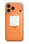 غطاء هاتف من السيليكون الشفاف بنمط Face ID متوافق مع iPhone 17 Pro/18 Pro