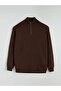 High Collar Long Sleeve Men's Knitwear Sweater - 5