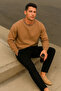 Men's Relax Fit Winter Mink Basic Sweater - 4