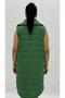 Plus Size Floral Motif Asymmetric Women's Puffer Vest - 4