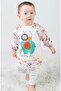 Wearable Sleeves, Liquid-Proof, Stain-Resistant Food and Activity Bib, 6-24 Months, Elephant-Lion Pattern - 6