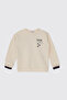 Baby Boy Ecru Sweatshirt