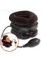 Neckline Pillow 3-Layer Inflatable Cervical Support (Brown) - 3