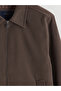 Shirts for Style Enthusiasts from Uzg Store Roba Collar Wool Blend Men's Cashmere Jacket - 8