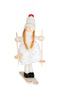 Christmas Ornament, Skiing Fairy Figurines, White - in Box, Male and Female Fairy, Pack of 2 - 4