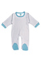5 piece Sets include Bib, Romper, Mittens, Cap and Sleepsuit, 9-12 Months , Blue - 2