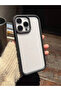 Solid Trim Transparent Back iPhone Case - 3
